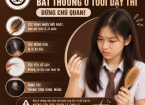 Rụng tóc tuổi dậy thì: Khi nào tự hết, khi nào cần can thiệp?